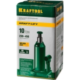 Гидравлический бутылочный домкрат 10т, 230-456мм, KRAFTOOL Kraft-Lift 43462-10_z01