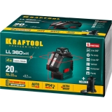 Лазерный нивелир KRAFTOOL LL360-2 34645-2
