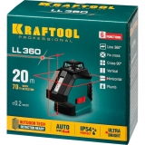 Лазерный нивелир KRAFTOOL LL360 34645