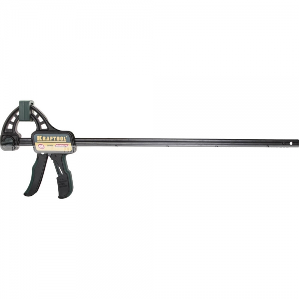 Струбцина EcoKraft ручная пистолетная, KRAFTOOL 32226-45, пластиковый корпус, 450/650мм, 150кгс