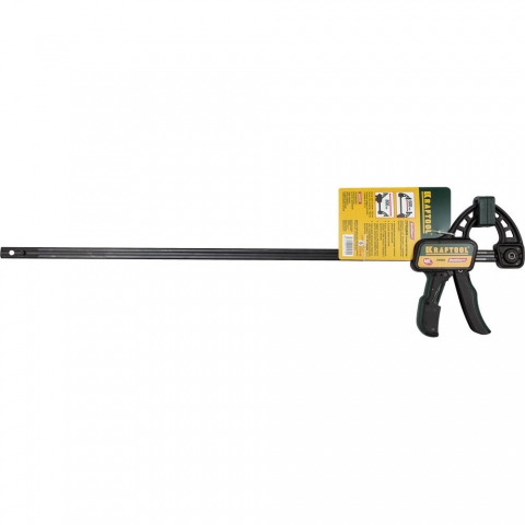 products/Струбцина EcoKraft ручная пистолетная, KRAFTOOL 32226-60, пластиковый корпус, 600/800мм, 150кгс