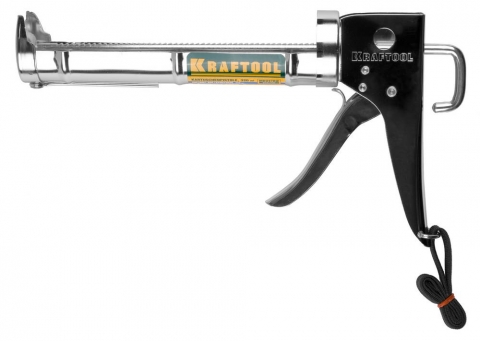 products/KRAFTOOL полукорпусной пистолет для герметика Professional, хромированный, 320 мл. 06671_z01