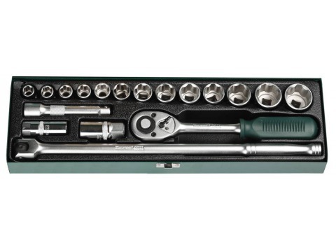 products/KRAFTOOL 27892-H18_z01 Industrie 18 универсальный набор инструмента 18 предм.
