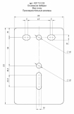 Лебедка ручная барабанная STAYER "MASTER", тяговая, тросовая, 0,9т, 8м арт.43112-0.9