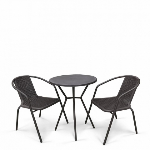 products/Комплект мебели Асоль-5 LRC01/LRT01-D60 Dark Brown (2+1), Afina арт. LRC01/LRT01-D60 Dark Brown 2Pcs