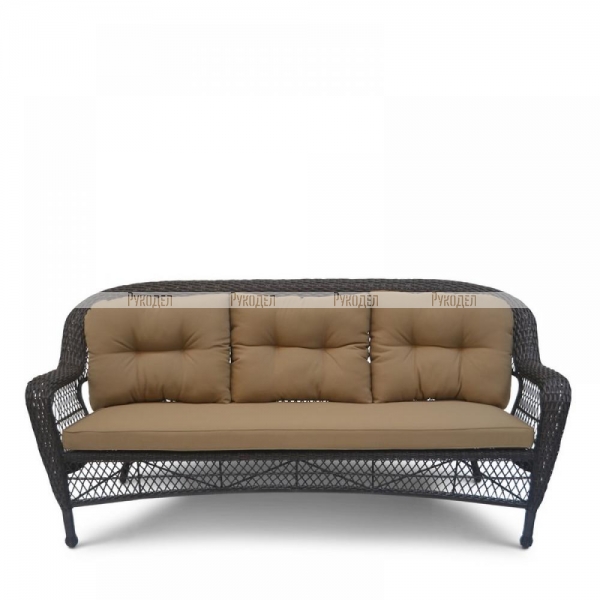 Плетеный диван из искусственного ротанга Afina LV216-1 Brown/Beige