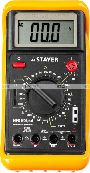 Мультиметр STAYER "EXPERT" HIGHDigital цифровой арт.45320-T