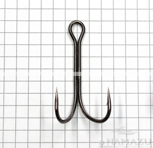 Крючок Namazu «Double Hook», размер 3/0 (INT), цвет BN, двойник (50 шт.)N-HD3/0BN