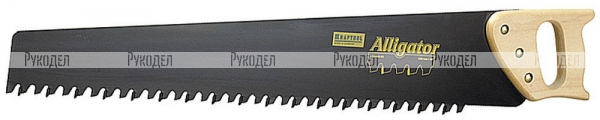 Ножовка по бетону (пила) ALLIGATOR 630 мм, твёрдосплавные напайки, для пиления блоков чистого бетона, KRAFTOOL 1-15050-63