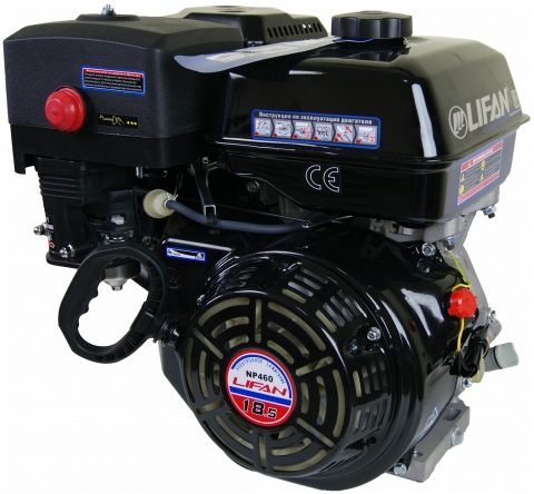 products/Двигатель (18.5 л.с., вал 25мм, 459см³, катушка 3А) LIFAN NP460 3A