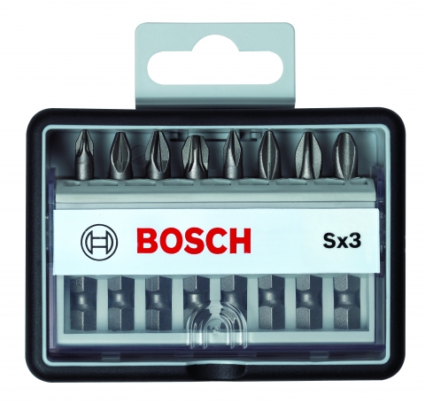 products/Набор расходников (биты 8 шт) Robust Line Sx3 XH Bosch 2607002558