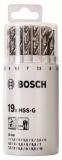 Набор сверл по металлу 19 шт. (1-10 мм; HSS-G) BOSCH 2.607.018.361