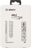 Набор сверл по металлу Robust Line 19 шт. (1-10 мм; HSS-G) Bosch арт.2607018726