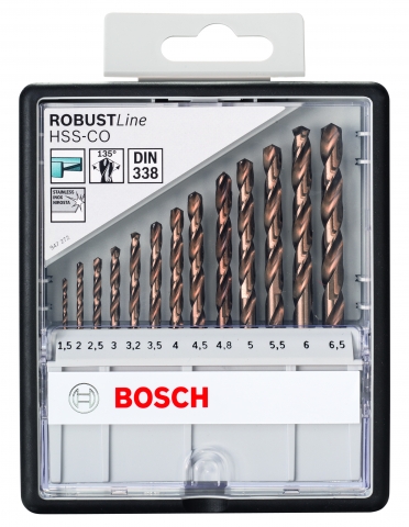 products/13 СВЕРЛ HSS-CO Bosch 1.5-6.5ММ. ROBUST LINE 2607019926