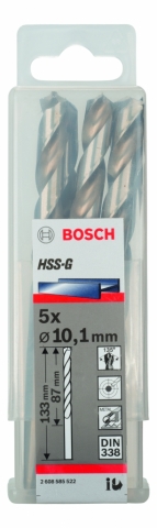 products/5 Bosch HSS-G СВЕРЛ 10.1ММ 2608585522