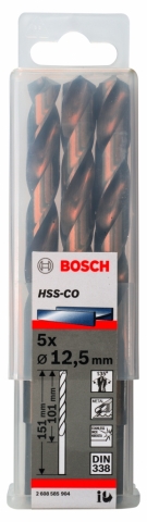 products/Сверло HSS-Co Standardline (5 шт; 12.5х151 мм; DIN 338) по металлу Bosch 2608585904