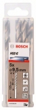 Сверло HSS-G Standardline (5 шт; 9.5х125 мм; HSS) по металлу Bosch 2608595076