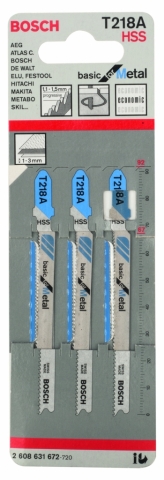 products/3 ЛОБЗИКОВЫЕ ПИЛКИ T 218 А, HSS 2608631672