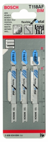 products/3 ЛОБЗИКОВЫЕ ПИЛКИ T 118 AF, BIM 2608634694