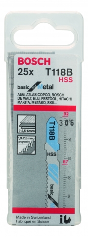 products/Пилки для лобзика по металлу (67 мм; 25 шт.) T118B Bosch 2608638471