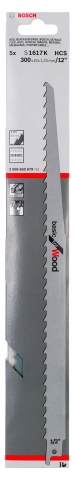 products/Полотно пильное по дереву 5 шт. 300х1,25 мм (прямой рез) Bosch 2608650679