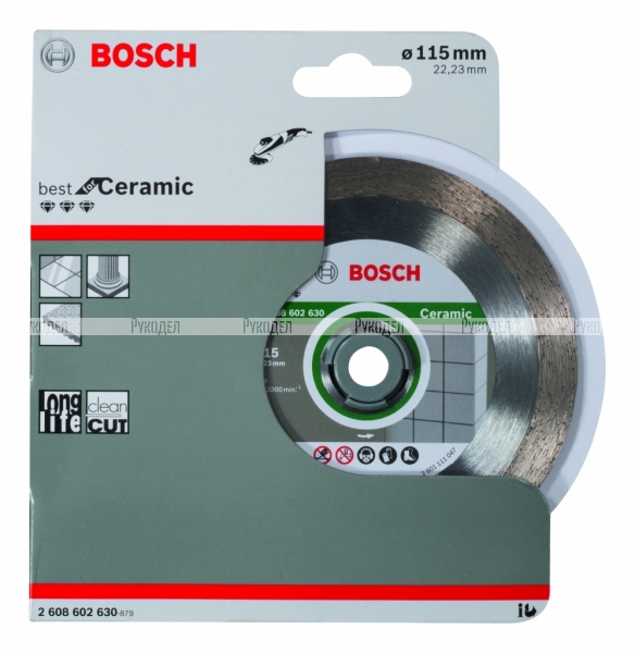 Алмазный диск Bosch Best for Ceramic115-22,23 2608602630