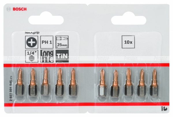 10 БИТ 25ММ PH1 TIN 2607001545