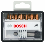 Набор бит (12 шт; Max Grip) Robust Line M2 TIN Bosch 2607002578