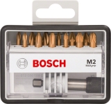 Набор бит (12 шт; Max Grip) Robust Line M2 TIN Bosch 2607002578