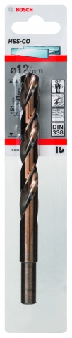 products/Сверло HSS-Co Standardline (12х151 мм; DIN 338) по металлу Bosch 2608585869