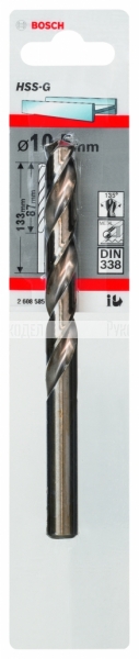 1 HSS-G СВЕРЛО 10.5ММ 2608585937