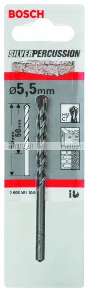 Сверло CYL-3 бетон 5,5x85мм SilverPerc 2608597659