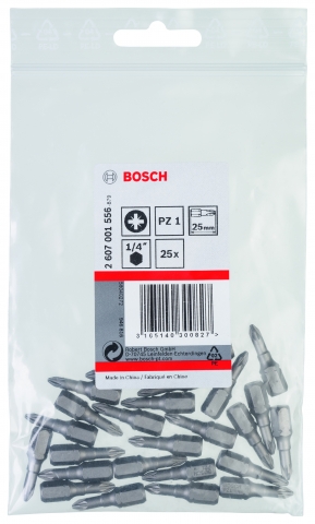 products/Набор расходников (Биты 25 мм; 25 шт) POZIDRIV 1 XH Bosch 2607001556