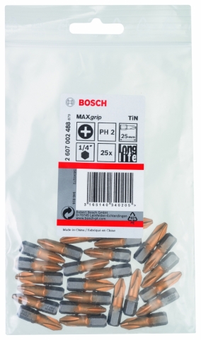 products/25 БИТ 25ММ PH2 TIN Bosch 2607002488