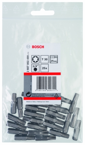 products/Бита (25 мм; 25 шт) TORX T30 XH Bosch 2607002499