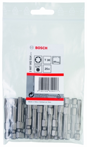 products/Бита (49 мм; 25 шт) TORX T30 XH Bosch 2607002514