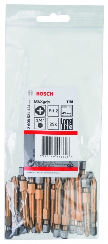 products/Бита MaxGrip (PH2; 49 мм; 25 шт.) Bosch 2608521124