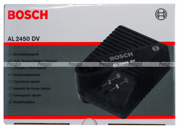 Устройство быстрозарядное для аккумуляторов AL 2450 DV 7,2V Bosch 2.607.225.028