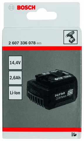 products/Аккумулятор (14,4 В; 2,6 Ач; Li-Ion) Bosch 2.607.336.078