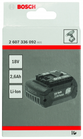 products/Аккумулятор (18 В; 2,6 Ач; Li-Ion) Bosch 2.607.336.092
