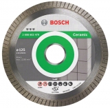 Диск алмазный отрезной Best for Ceramic Extraclean Turbo (125х22.2 мм) для УШМ Bosch 2608602479