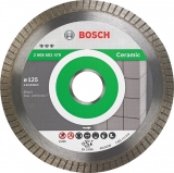 Диск алмазный отрезной Best for Ceramic Extraclean Turbo (125х22.2 мм) для УШМ Bosch 2608602479