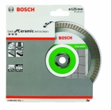 Диск алмазный отрезной Best for Ceramic Extraclean Turbo (125х22.2 мм) для УШМ Bosch 2608602479