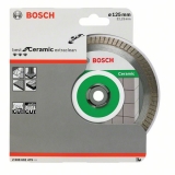 Диск алмазный отрезной Best for Ceramic Extraclean Turbo (125х22.2 мм) для УШМ Bosch 2608602479