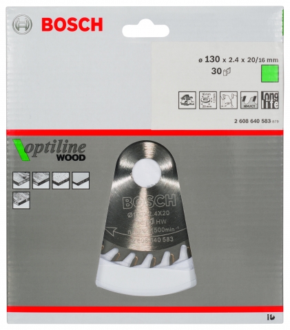 products/Диск пильный по древесине (130х20/16 мм; Z30) Bosch 2.608.640.583