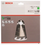 Диск пильный по дереву OPTILINE (190х20 мм; 24T) для ручных циркулярных пил Bosch 2608640612