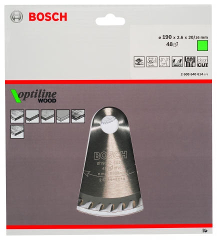 products/Диск пильный по древесине (190х20/16 мм; Z48) Bosch 2.608.640.614