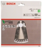 ПИЛЬНЫЙ ДИСК Bosch 160X20 48 OPTILINE 2608640732