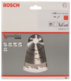 ПИЛЬНЫЙ ДИСК Bosch 160X16 18 SPEEDLINE 2608640785