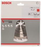 ПИЛЬНЫЙ ДИСК Bosch 160X16 18 SPEEDLINE 2608640785